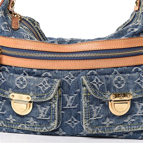 blue jean louis vuitton bag|Louis Vuitton denim carryall.